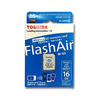 Toshiba Flash Air Wireless SD Card 16 GB sd-r016gr7al03 a-21